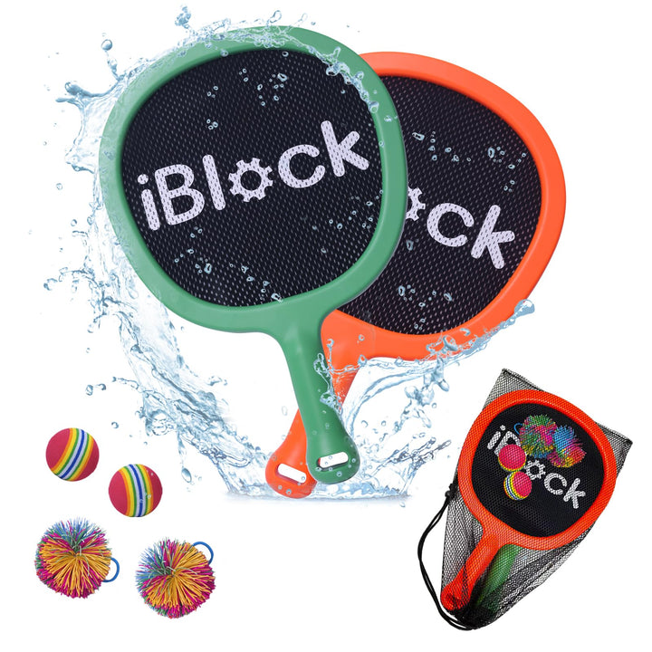 Smartwo Badminton Schläger Set für Kinder Anfänger, leichte Tennisschläger, Pool Strand Outdoor Spie
