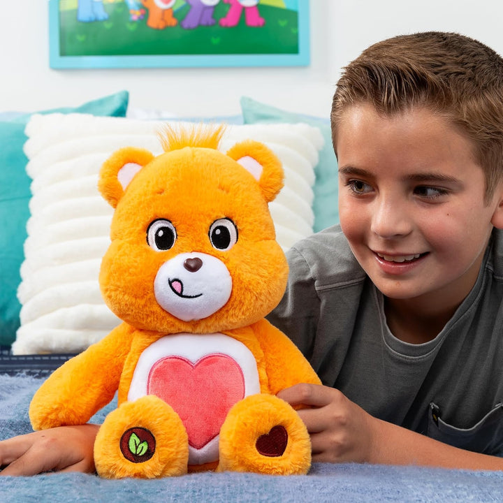 Care Bears 22088 14 Inch Medium Plush Tenderheart Bear, Collectable Cute Plush Toy, Cuddly Toys for