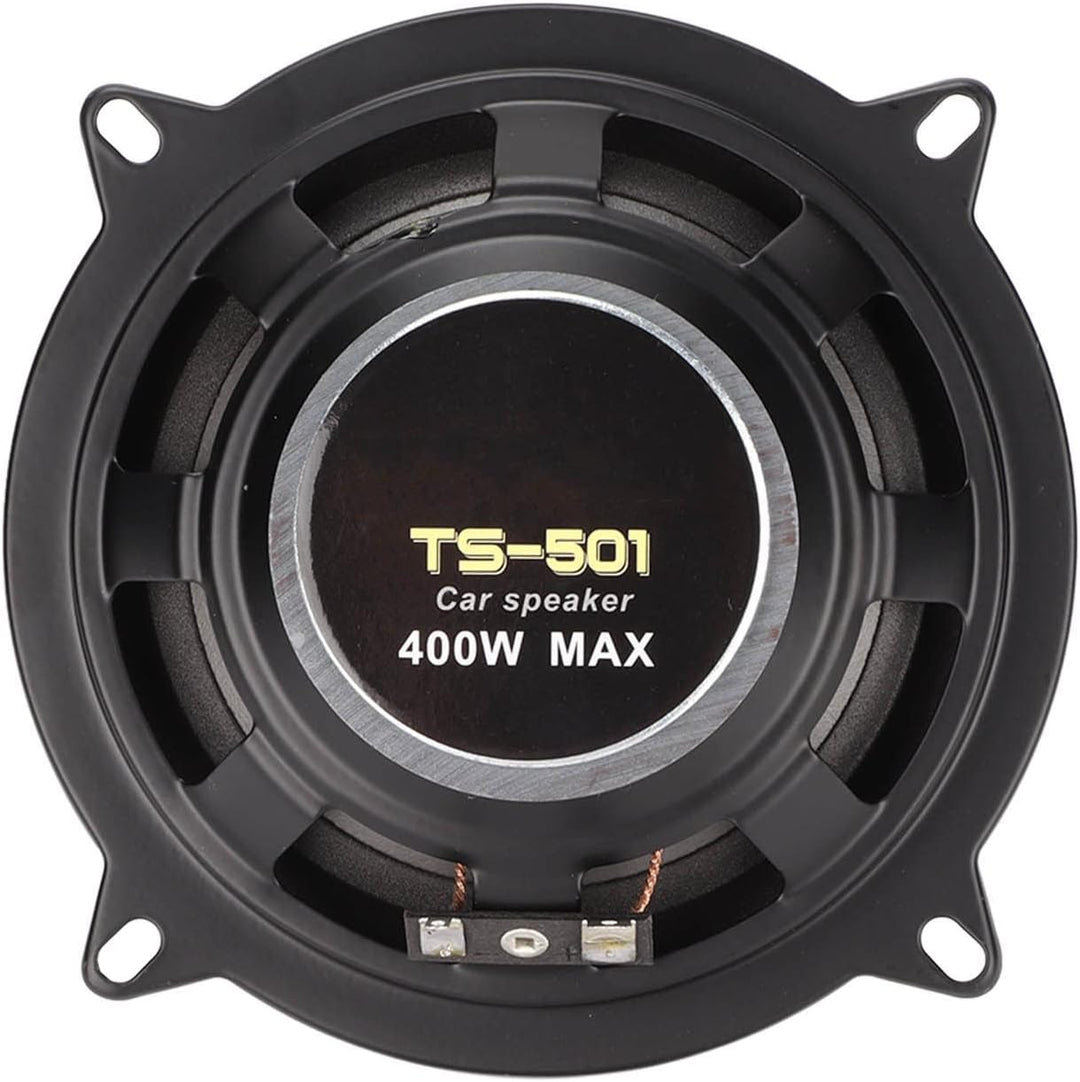 Cuifati 400 W Auto-Subwoofer, 5-Zoll-Koaxial-Autolautsprecher Hochleistungs-Bass-Surround-Sound-Ster