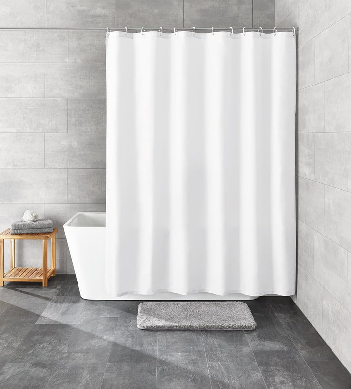 Kleine Wolke x Duschvorhang, Polyester, Weiss, 120 cm x 200 cm 120 cm x 200 cm Weiss, 120 cm x 200 c