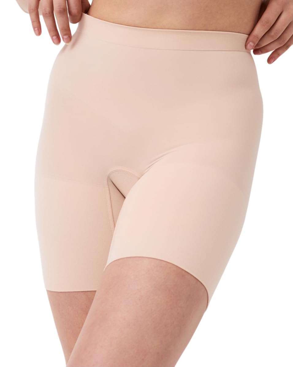 Spanx Damen Power Short Waist Shapewear L Soft Nude, L Soft Nude