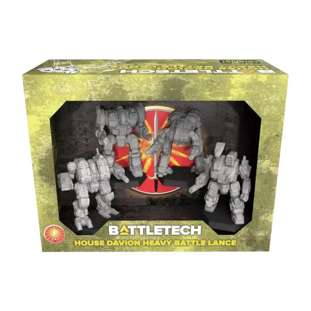 Catalyst Game Labs BattleTech | Miniatures | House Davion Heavy Battle Lance | Expansion | Miniature