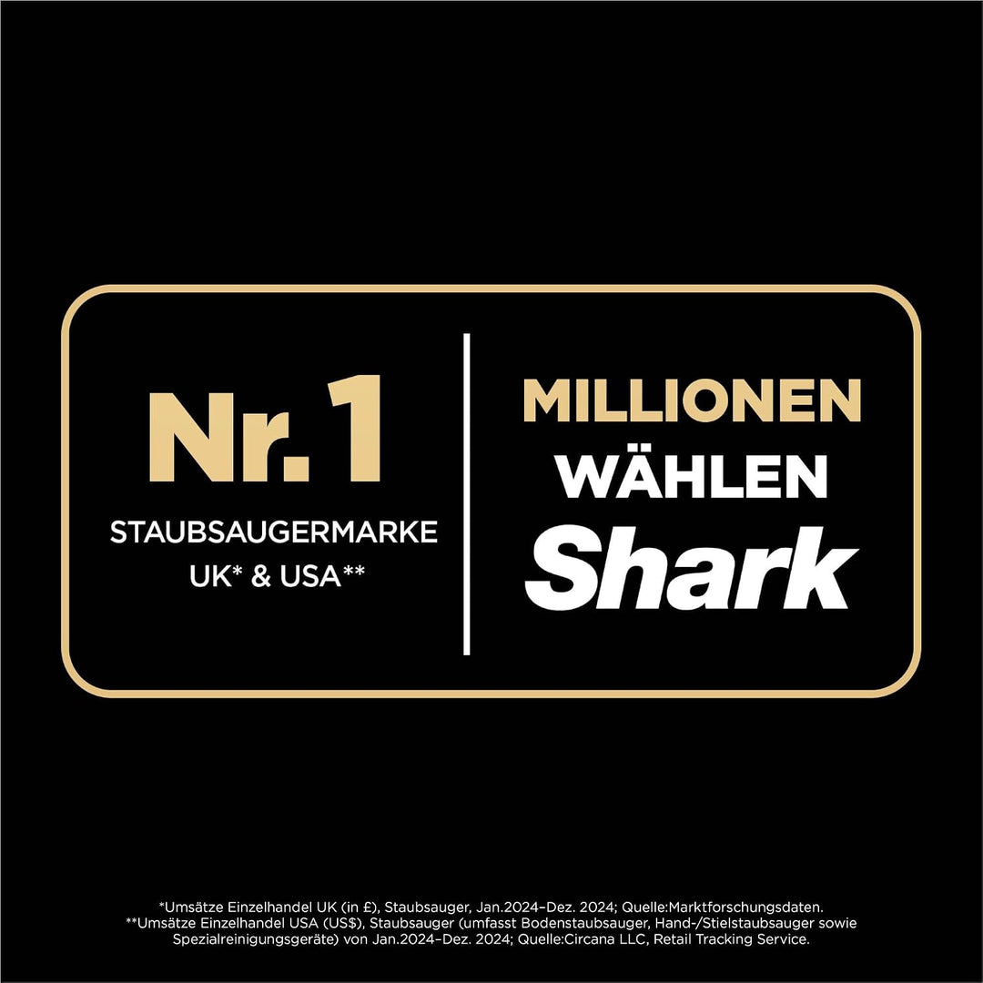 Shark Stratos kabelloser Akku-Staubsauger, PowerFins Plus, 120 Min Laufzeit, Anti-Hair-Wrap- &amp; Clean