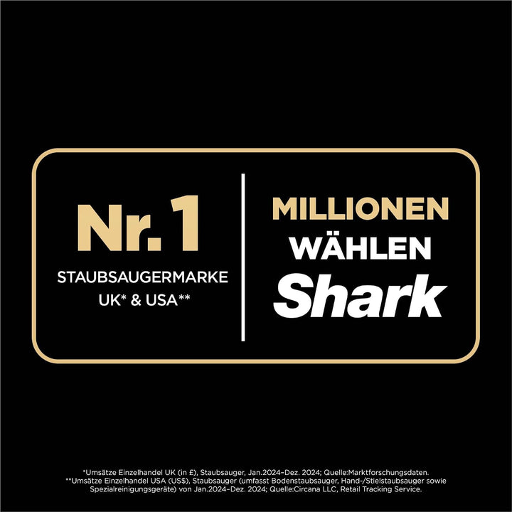 Shark Stratos kabelloser Akku-Staubsauger, PowerFins Plus, 120 Min Laufzeit, Anti-Hair-Wrap- &amp; Clean