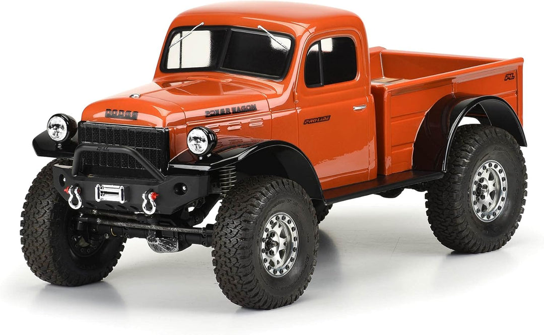 1/10 1946 Dodge Power Wagon Clear Body 12.3" (313mm) WB Crawlers