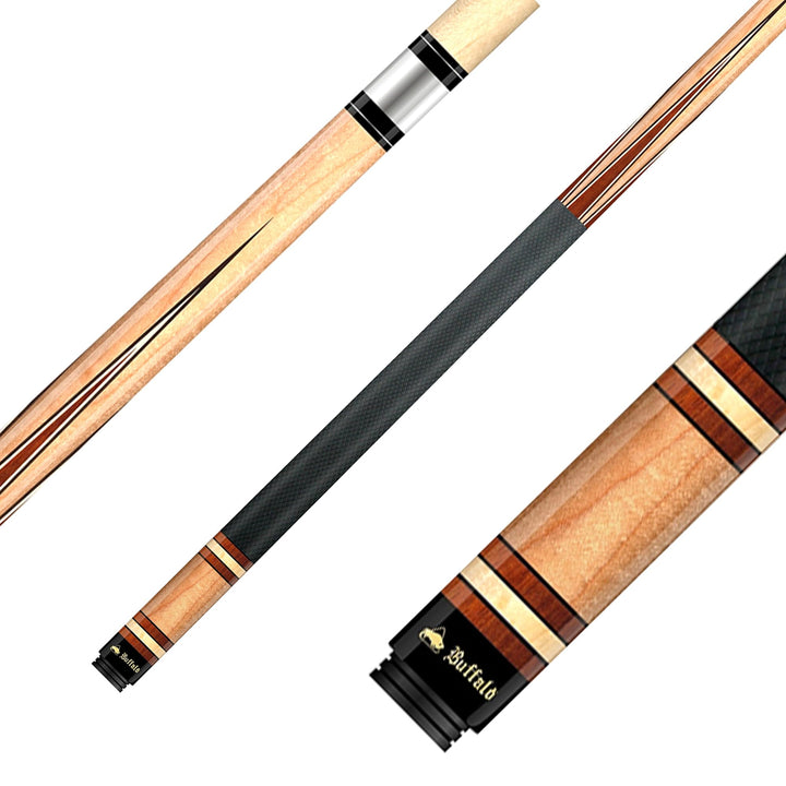 Winsport Buffalo Billardqueue, Ultimate-Serie BU, Poolbillard Cue, Queuelänge 147 cm, Profi-Queues,