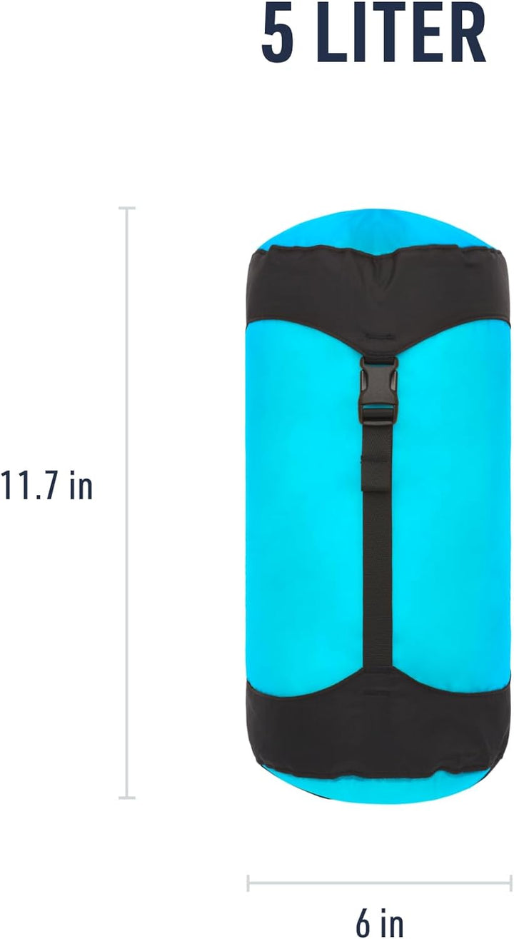 Sea to Summit Ultra-SIL Compression Sack, Ultralight Outdoor and Travel Storage Blau (Blue Atoll) 5