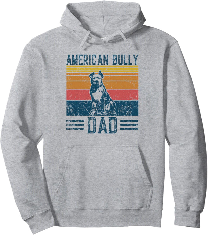 Hund Bullypit Dad - Vintage American Bully Dad Pullover Hoodie