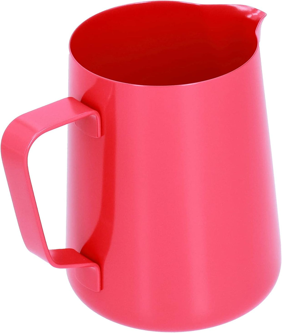Domary 600-ml-Milchaufschäumkrug aus Edelstahl mit Spitzem Ausguss und Komfortablem Griff für Latte