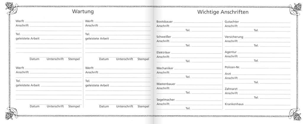 Logbuch Segeltuch: Mit Platz f. eigene Eintragungen, Gebundenes Buch