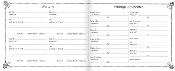 Logbuch Segeltuch: Mit Platz f. eigene Eintragungen, Gebundenes Buch