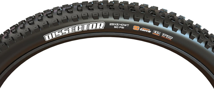 Maxxis Dissector 2.6 WT Faltbarer 3C MaxxTerra EXO+/TR Reifen, Schwarz 29 x 2.6 inches, 29 x 2.6 inc