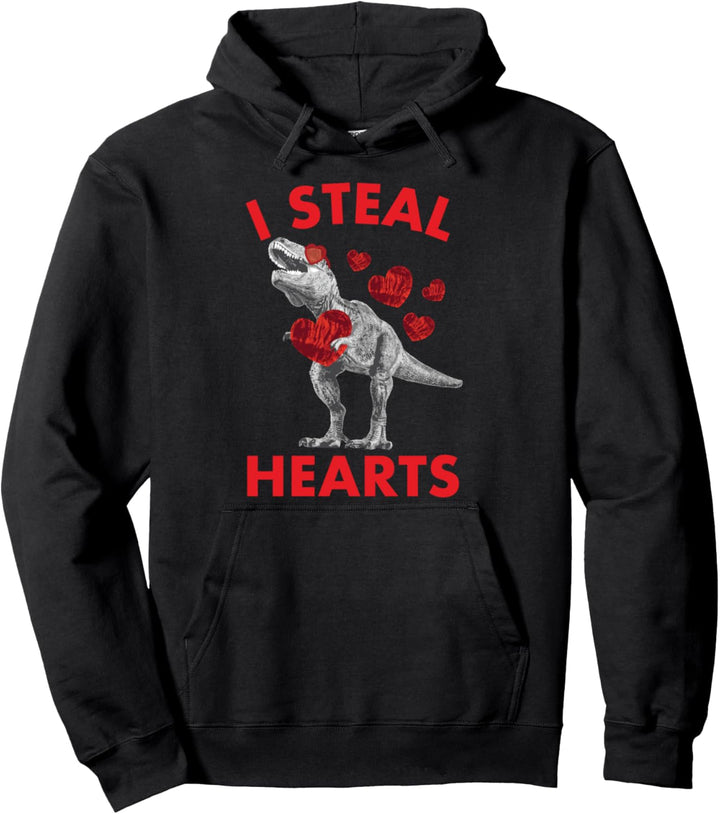 T Rex Valentinstag Dinosaurier ich stehlen Herzen Pullover Hoodie