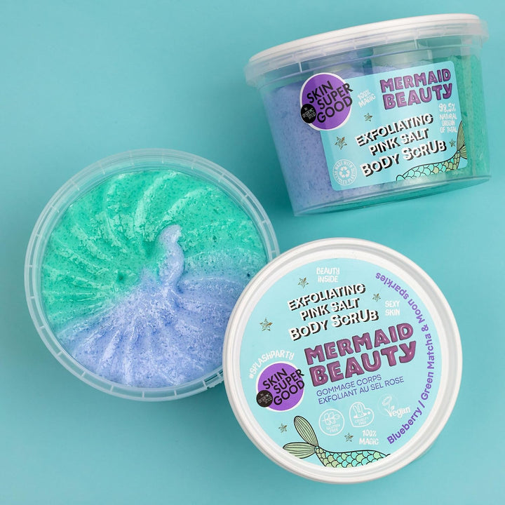 Skin Super Good Exfoliating Pink Salt Body Scrub Mermaid Beauty 250 ml
