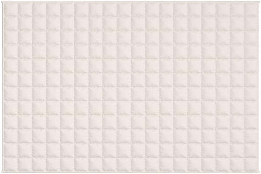 SKM Gewichtsdecke Hellcreme 120x180 cm 9 kg Stoff, Weight: 9.3 kg, 350753 Creme 120 x 180 cm,9 kg, C