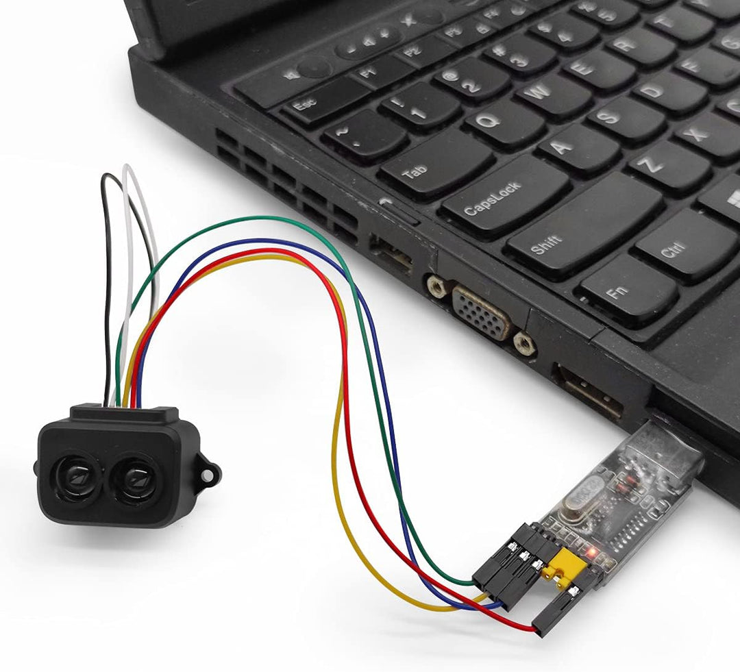 SmartFly Info TF-Luna Lidar-Sensor 0,1–8 m Kurzstreckenentfernung, Einpunkt-Rangefinder-Modul, UART/