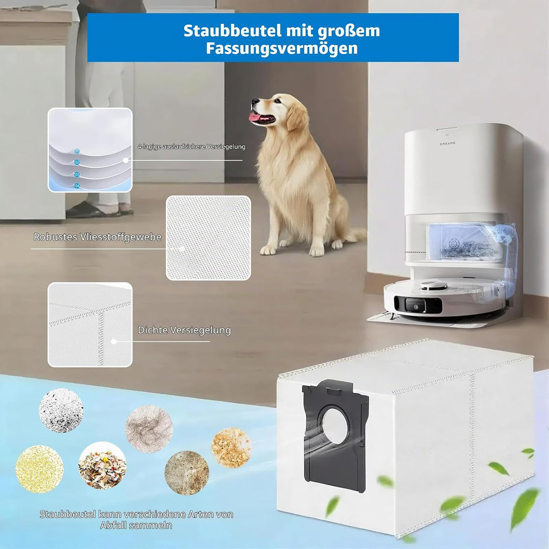 24 Stück Zubehörset für Dreame X40 Ultra / L40 Ultra / X40 Master / L10s Ultra Gen 3 / Mova P50 Pro