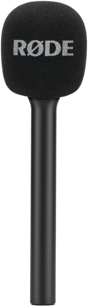 Rode Interview GO Mikrofon-Handadapter für Wireless GO + keepdrum WSBW Fell-Windschutz RØDE Intervie