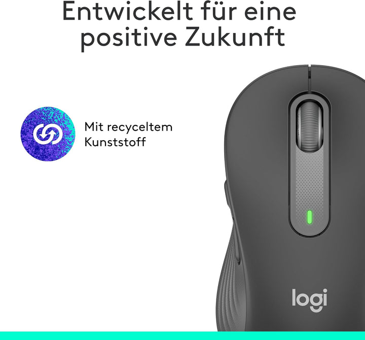 Logitech Signature M650 Kabellose Maus - für kleine bis mittelgrosse Hände, 2-Jahres-Batterie, Leise
