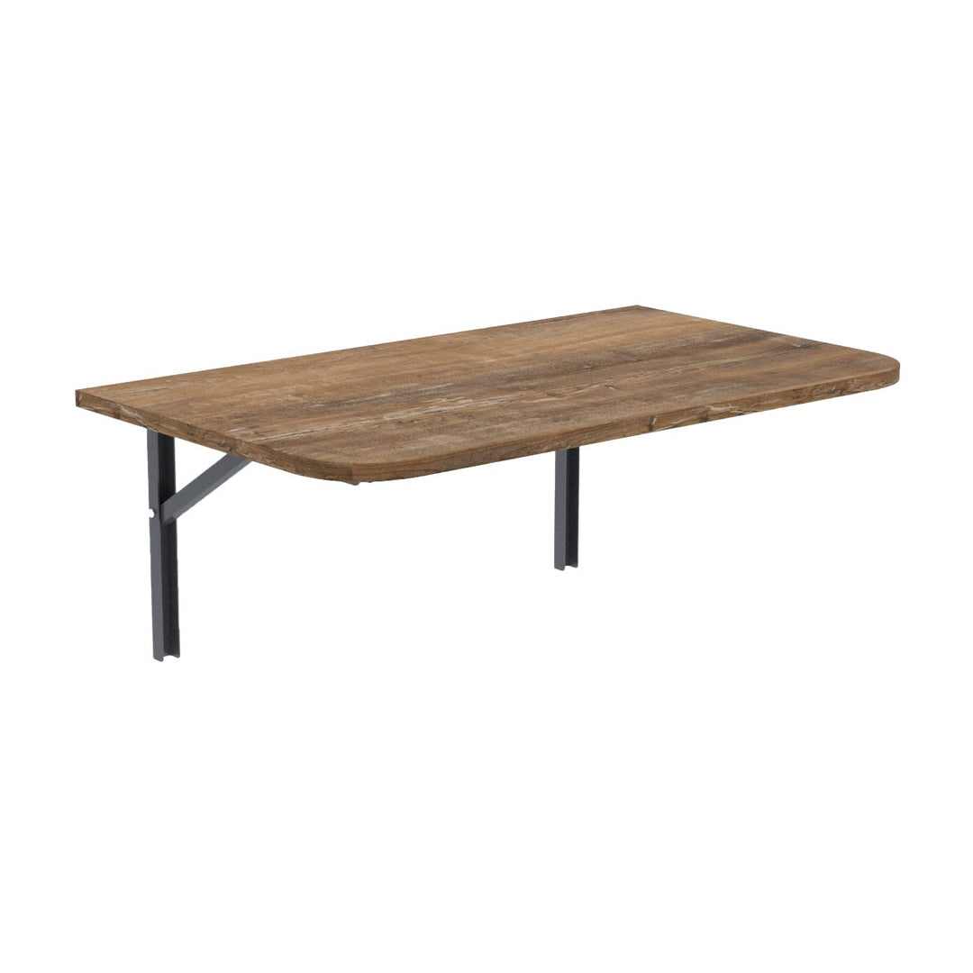 AKKE Klapptisch Wandklapptisch Esstisch - Klappbar Faltbar Platzsparend - Abgerundete Ecken - 90cm x