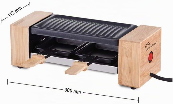LITTLE BALANCE 8387 Wood for 2 Raclette, Bambus, Holz