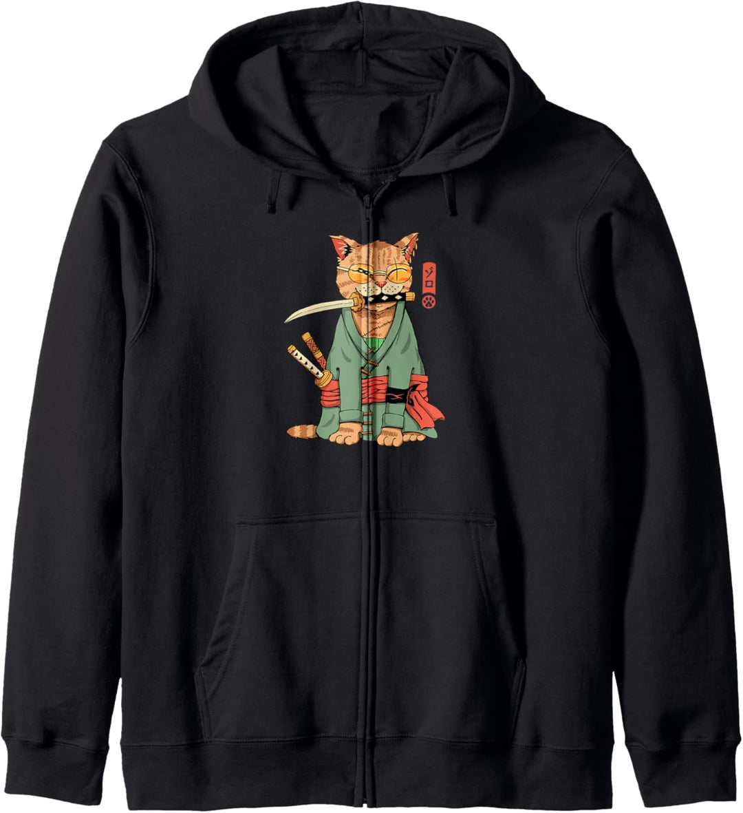 Zoro Cat Warrior Kapuzenjacke