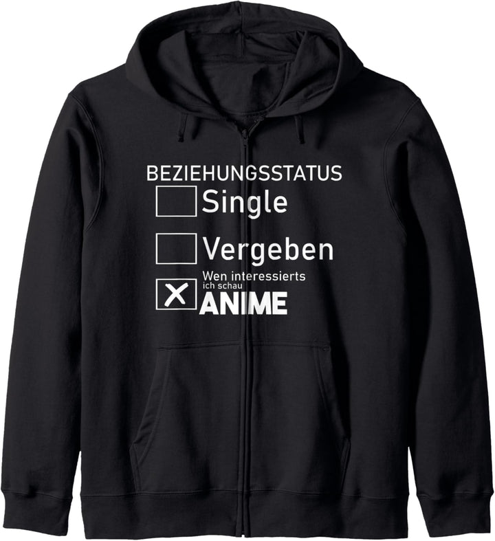 Beziehungsstatus Manga Kawaii Anime Kapuzenjacke