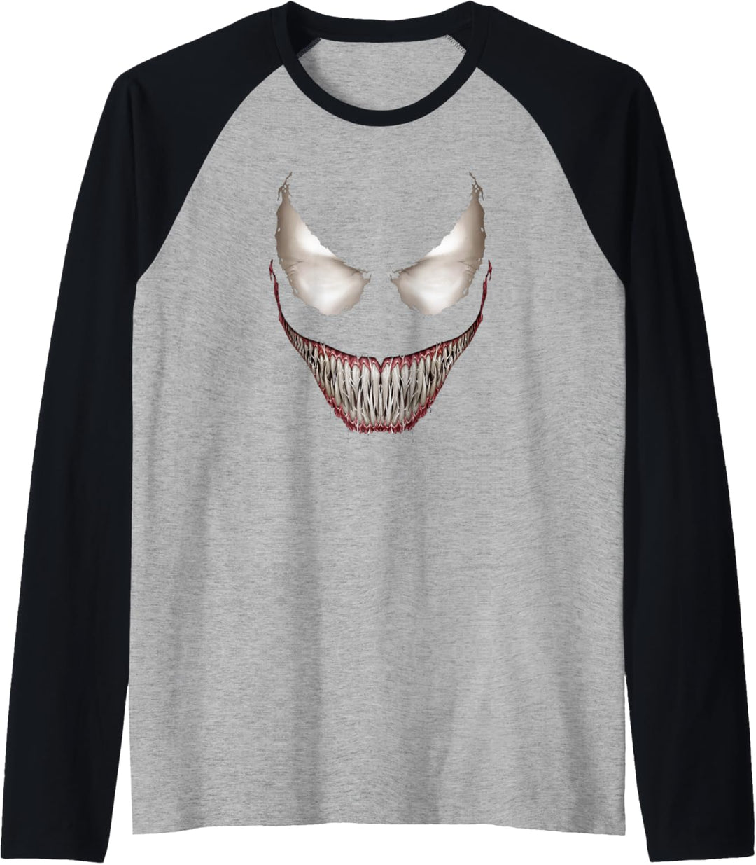 Marvel Halloween Venom Big Face Grin Costume Raglan
