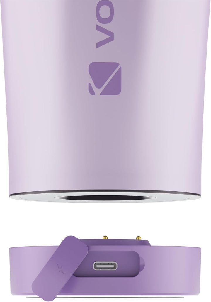 VOLTRX ChillMix Shaker Isoliertem Edelstahl - USB-C Aufladbarer Elektrischer Proteinshake-Mixer, Sha