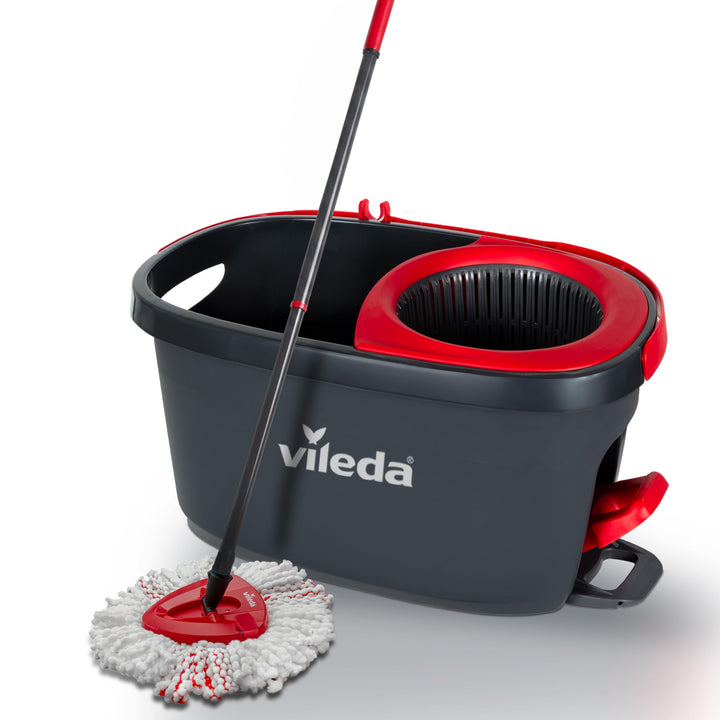 Vileda Turbo 2in1 Wischmopp-Set mit Fusspedal, Teleskopstiel