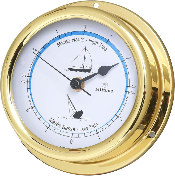 Delite 866im Altitude Schiffsuhr Tidenuhr Messing B x H: 150 mm x 42 mm