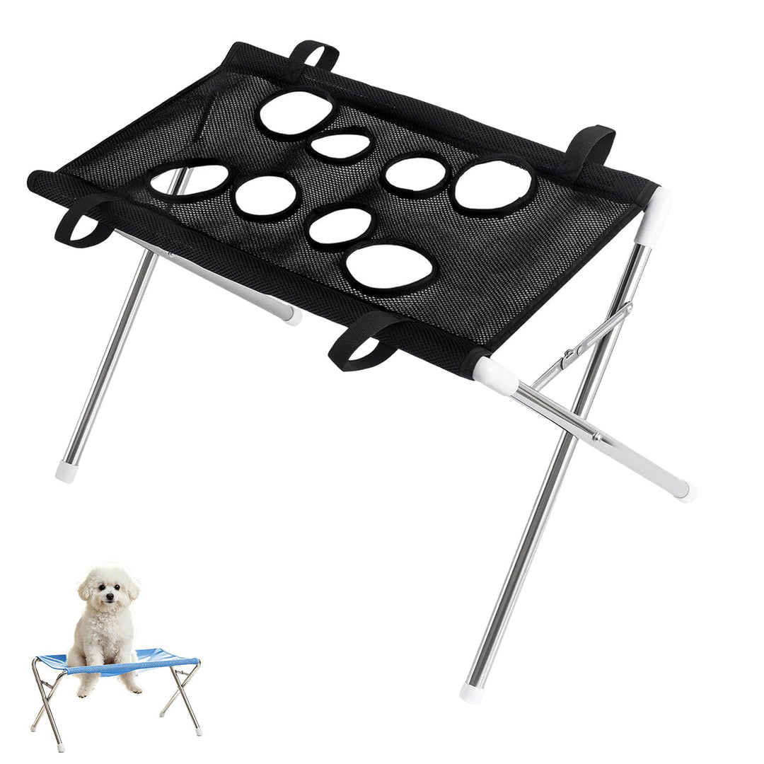 Haustierpflege-Hängematte, Hammock für Hunde Krallenschneider，Schwarz, Schwarz