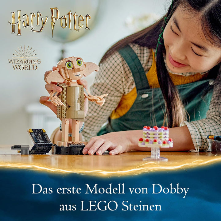 LEGO 10313 Icons Wildblumenstrauss Set, Künstliche Blumen mit Mohn und Lavendel &amp; 76421 Harry Potter