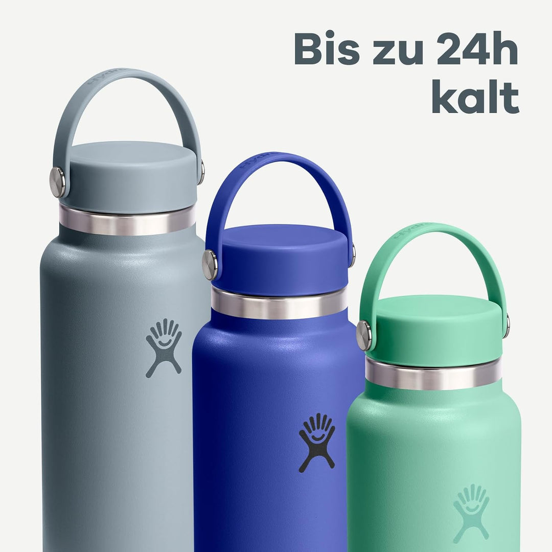 Hydro Flask – Wide Flex Cap 1,182 ml (40 oz) Bottle 1183 ml Harbor Blue, 1183 ml Harbor Blue