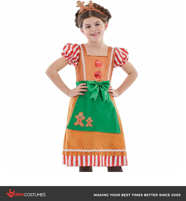 Fun Shack Lebkuchen Kostüm Kinder, Weihnachtliches Halloween Kostüm, M M Braun, M Braun