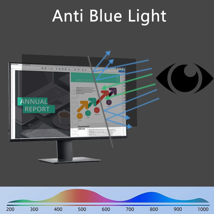 Lonkenn 23 Zoll Computer Privacy Filter, Premium Blickschutzfilter, Robust und Wiederverwendbar, Pri