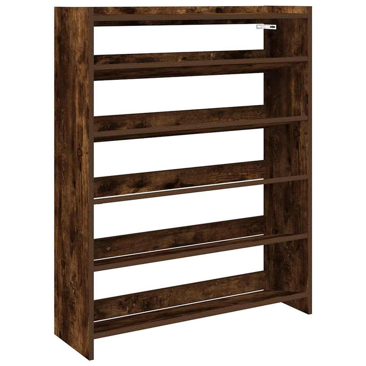vidaXL Schuhregal Räuchereiche 80x25x100 cm Holzwerkstoff Räuchereiche 100 cm; 80 cm, Räuchereiche 1