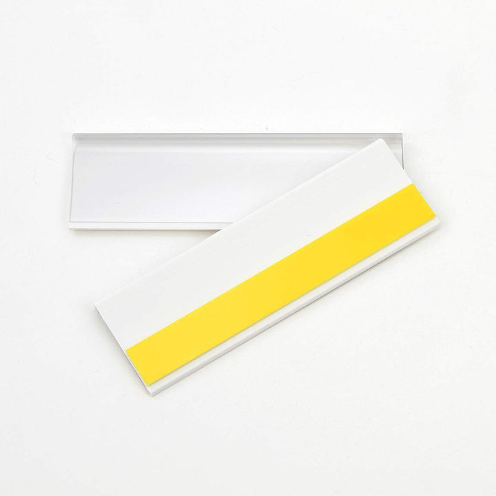 Selbstklebende Etikettenhalter für Einstecketiketten 200 mm Breit/Tickethalter/Etiketten Halter (33