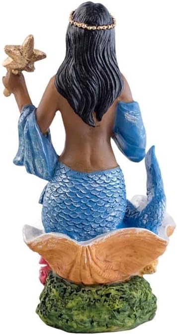 DRW Yemaya Figur mit Stern, Kunstharz, 17 cm