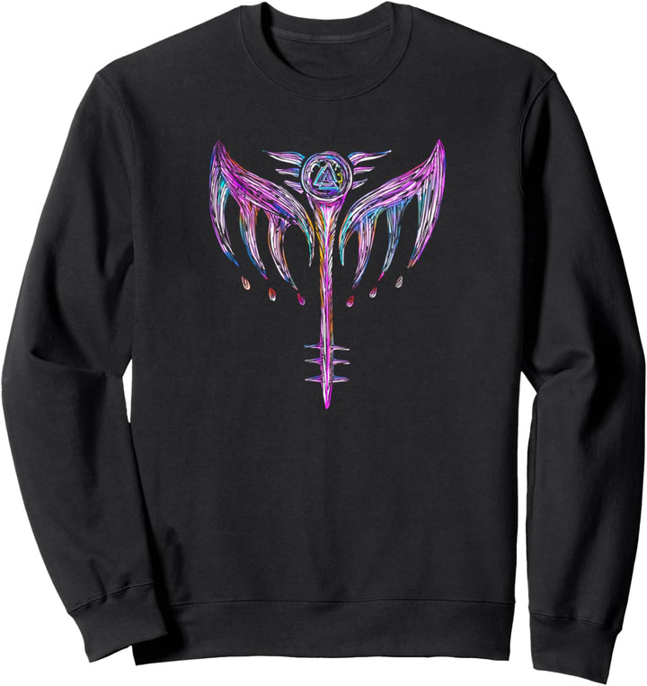 Walküre Schildmaid Symbol Valknut Odin Flügel Wikinger Sweatshirt