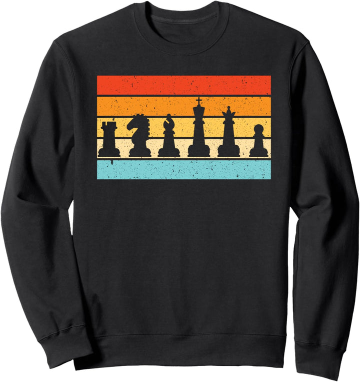 Schachclub- oder Turnierbrett-Spielfreunde Vintage-Geschenk Sweatshirt