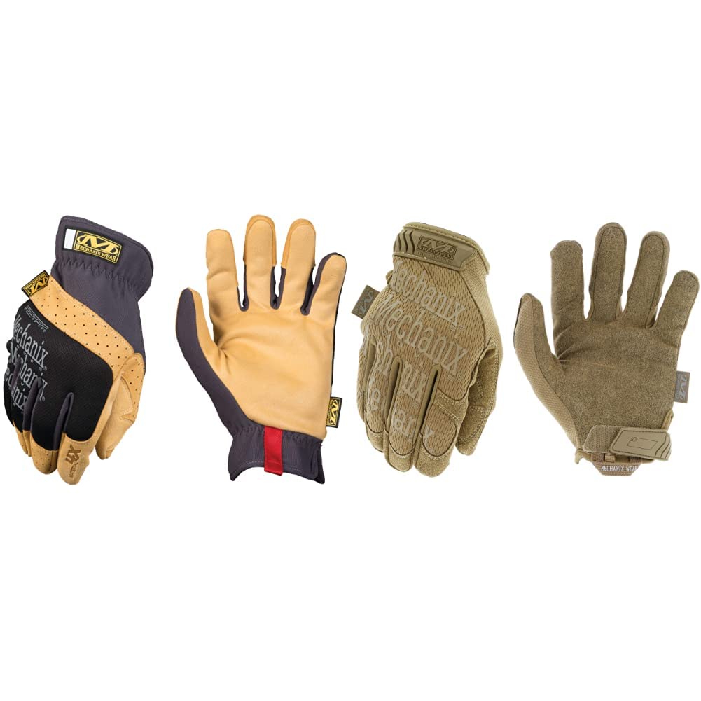 Mechanix Herren werkhandschoenen, zwart, Mf4x-75-009, Schwarz, M EU &amp; Herren Wear Original® Coyote h