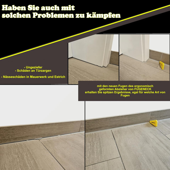 Das perfekte Fugenabzieher Set mit allem was du brauchst - einzigartiges Design mit speziellen Überk