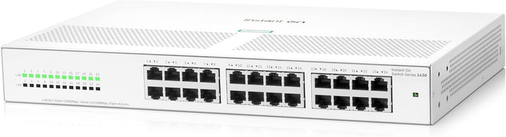 Aruba Instant On 1430 24-Port Gb Unmanaged Layer-2-Ethernet-Switch | 24x 1G | Lüfterlos | EU-Kabel (