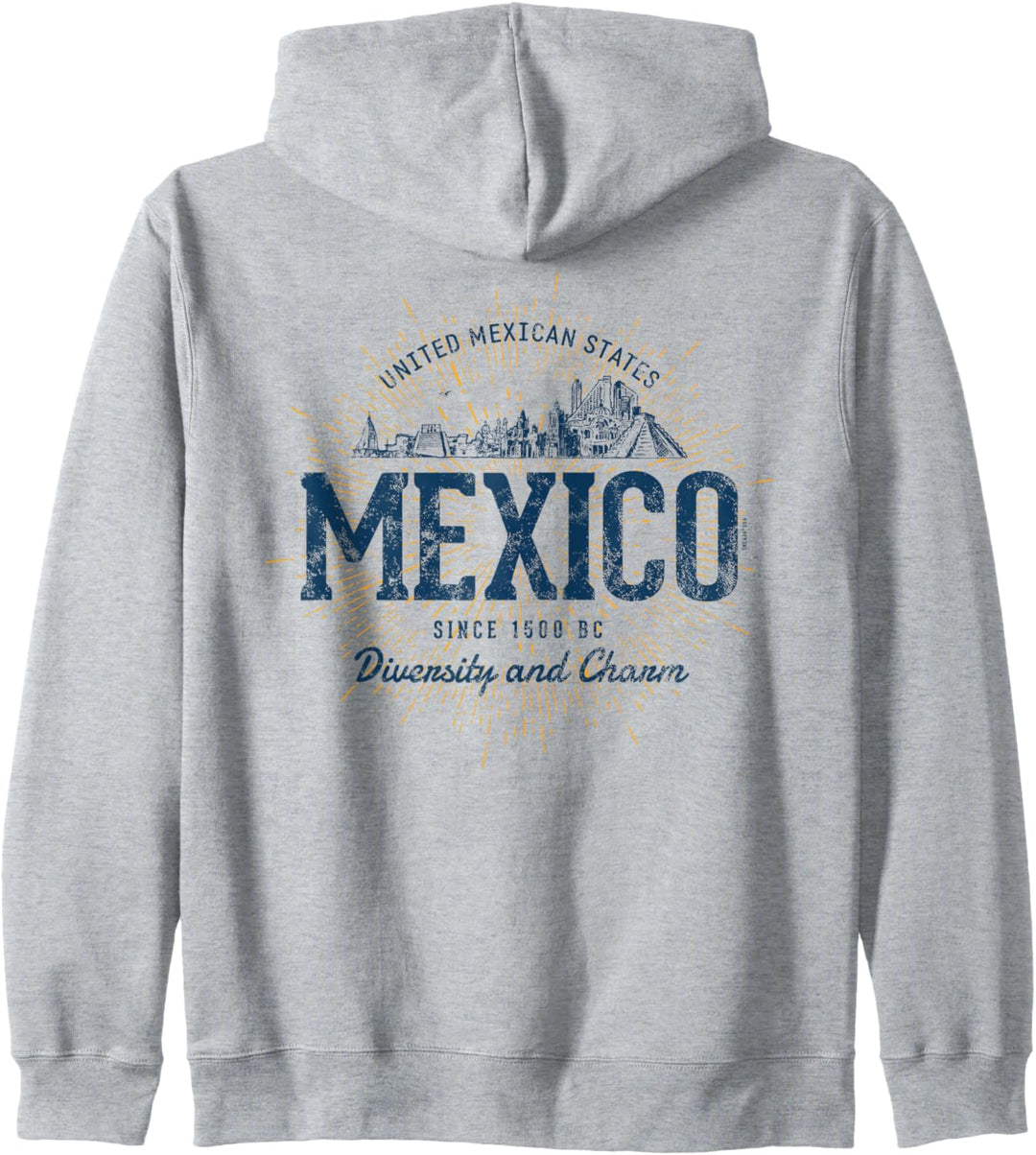 Mexico Retro Stil Vintage Mexiko Kapuzenjacke