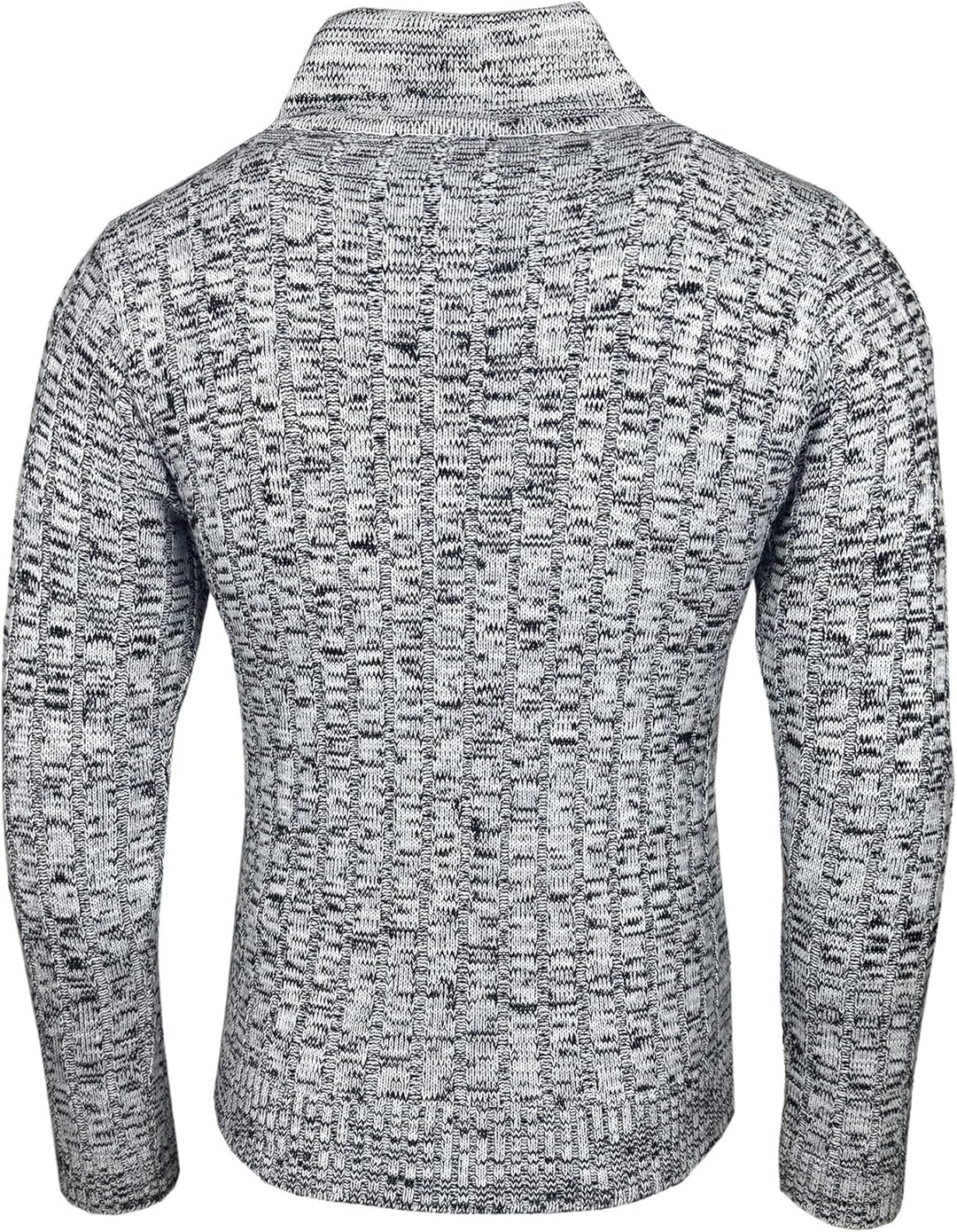Subliminal Mode Herren-Pullover, Grobstrick, Stehkragen, Basic-Stil, Strickpullover, Winter, Rundhal