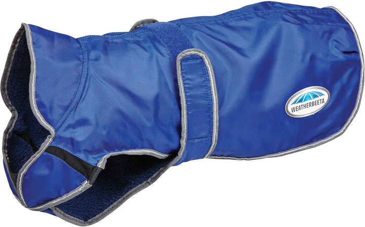 Weatherbeeta 2022 Comfitec Windbreaker Free Deluxe Hundemantel 1003914 - Dunkelblau/Grau/Weiss - 25