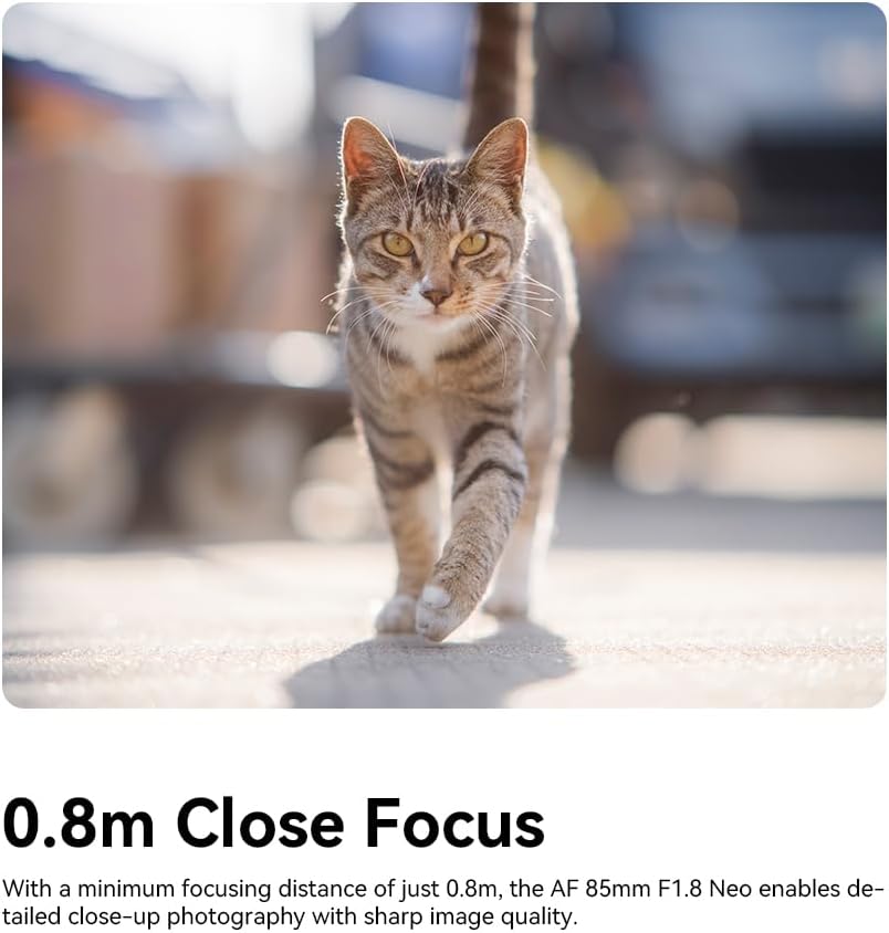 TTARTISAN AF 85 mm F1.8 Neo Vollformat Autofokus Objektiv für Portrait (für Sony E) For Sony E, For