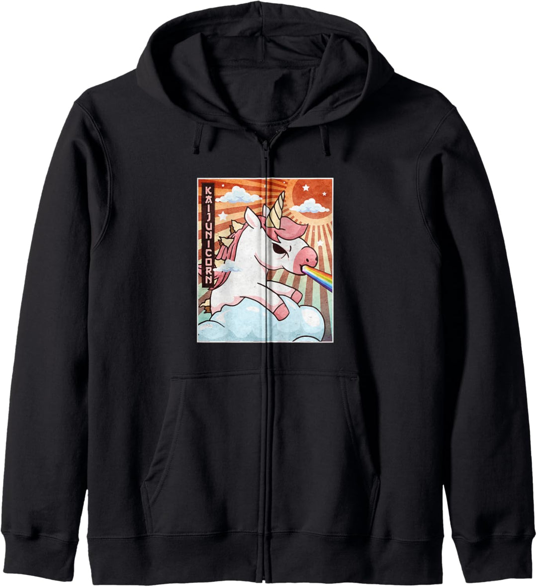 Kaiju Einhorn Japanisches Monster Kapuzenjacke