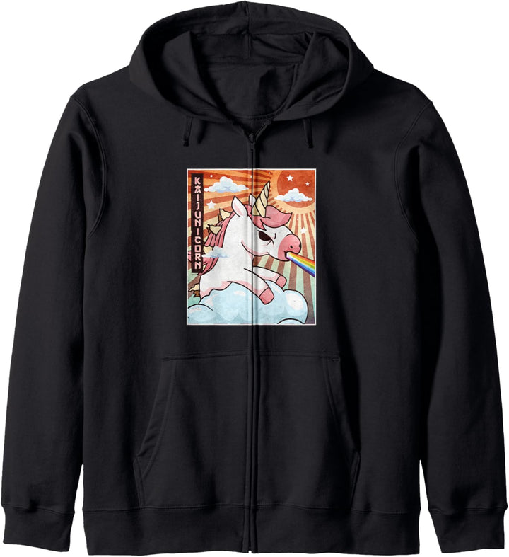 Kaiju Einhorn Japanisches Monster Kapuzenjacke